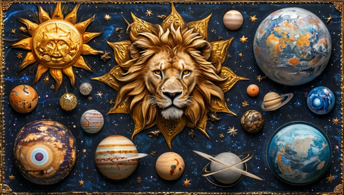 Конец коридора затмений 29 марта: что это значит для знака зодиака Лев. Фото © «Шедеврум»