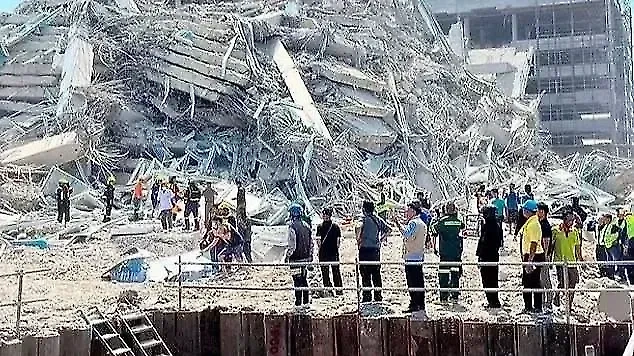 Последствия землетрясения в Таиланде. Обложка © X / MarioBeteta