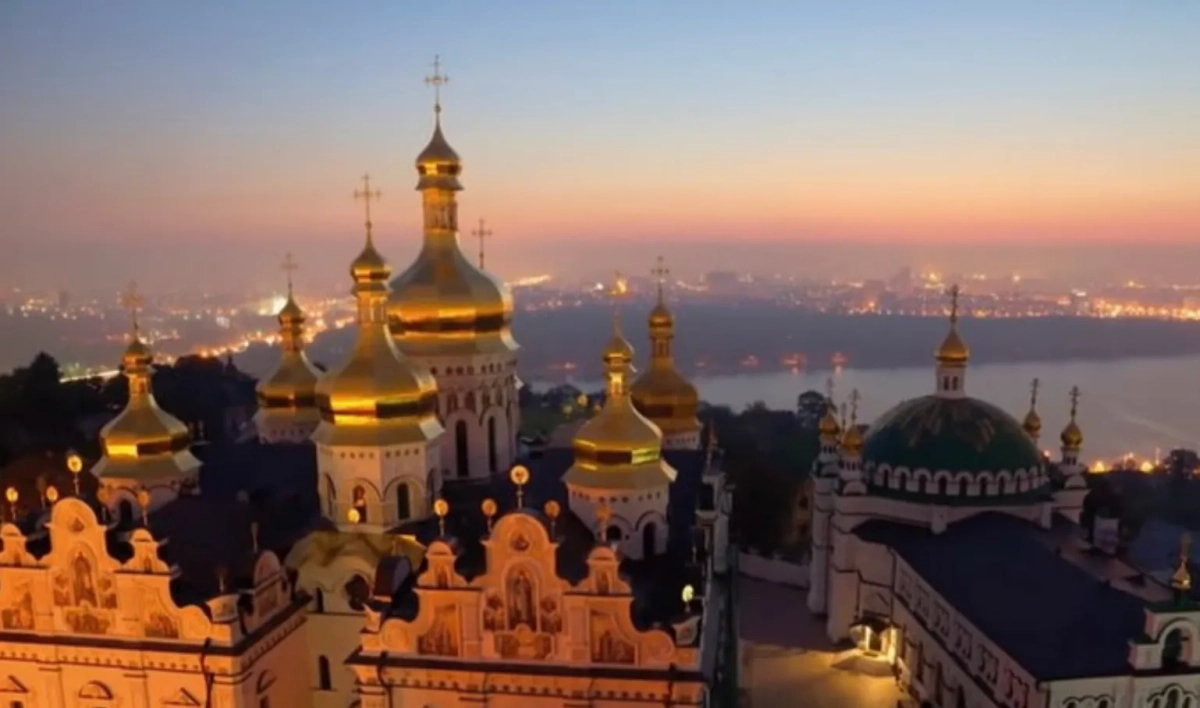 Киево-Печерская лавра в Киеве. Фото © Кадр из видео YouTube / СПЖ