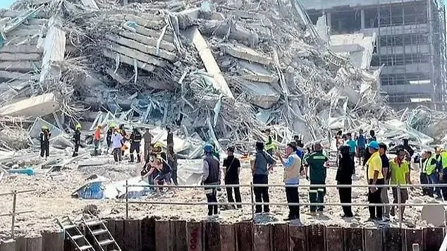 Последствия землетрясения в Таиланде. Обложка © X / MarioBeteta