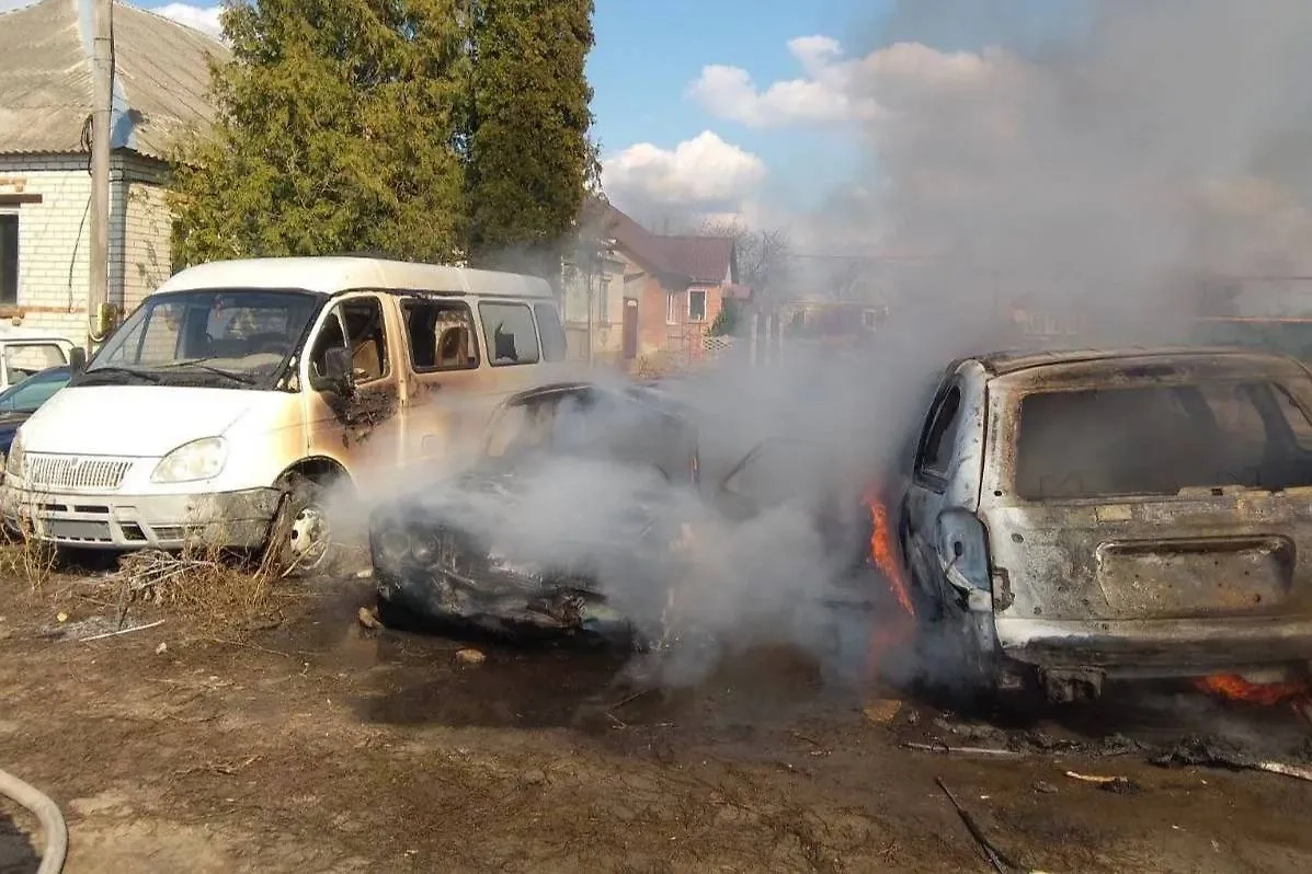 Атака ВСУ на Белгородскую область. Фото © Telegram / Вячеслав Гладков