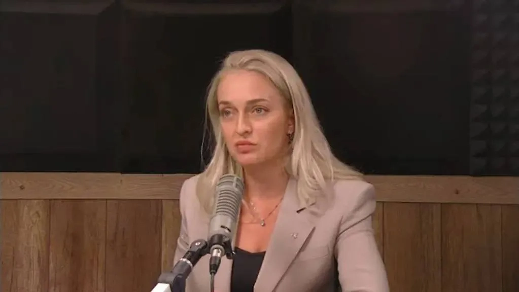 Спикер Координационного совета белорусской оппозиции Анжелика Мельникова. Обложка © YouTube / Еврорадио