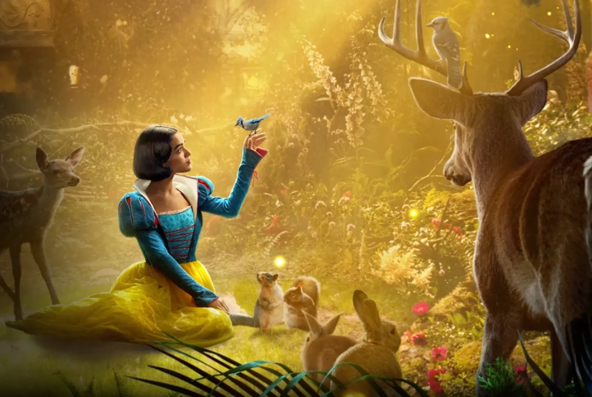 Рэйчел Зеглер в роли Белоснежки. Обложка © Кадр из фильма «Белоснежка», реж. Марк Уэбб, сцен. Грета Гервиг, Эрин Крессида Уилсон, Якоб Гримм / Disney