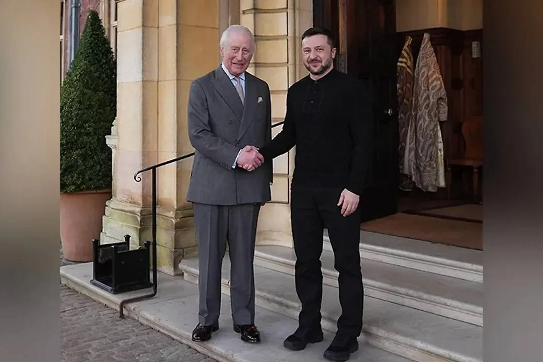 Зеленский с Карлом III Обложка © Instagram (признан экстремистской организацией и запрещён на территории Российской Федерации) / The Royal Family