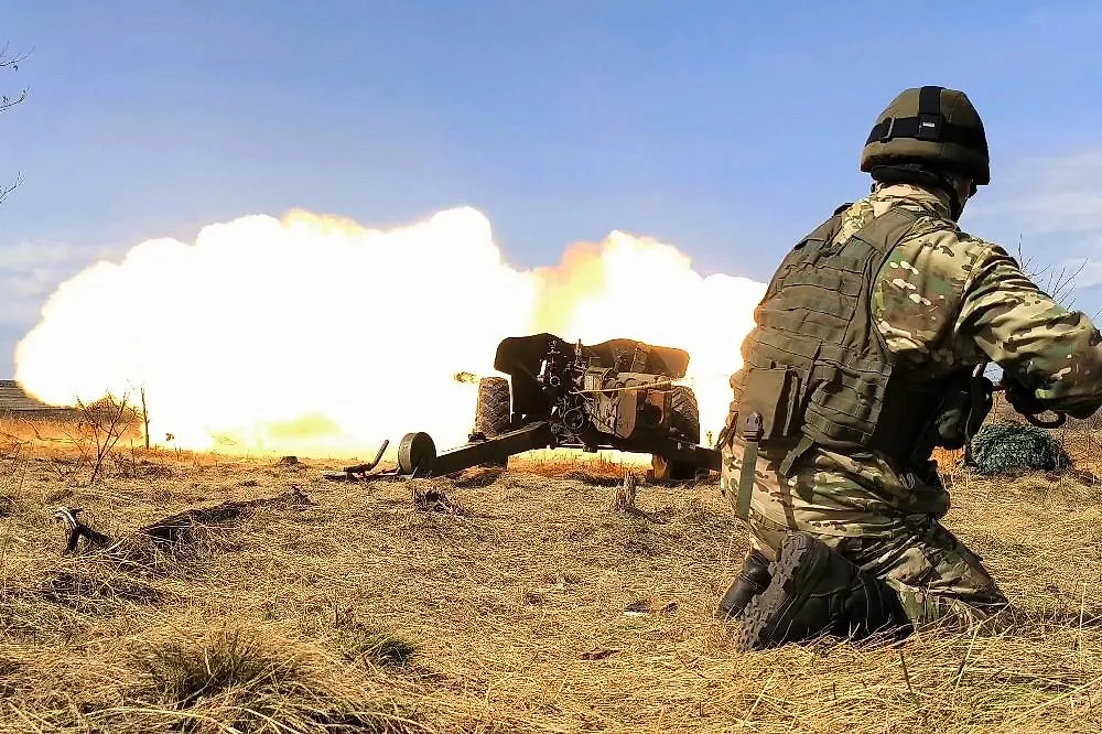 Российская армия вышла в район Торецка. Обложка © ТАСС / Евгений Пономарёв