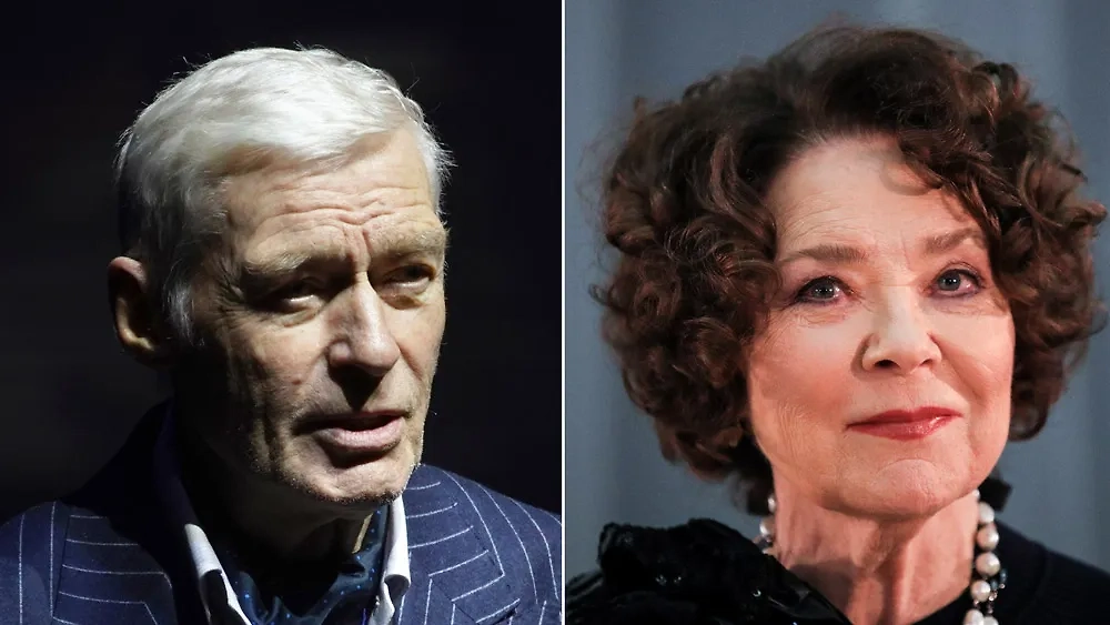 Борис Щербаков и покойная Лариса Голубкина. Обложка © ТАСС / Елена Никитченко, Сергей Бобылев