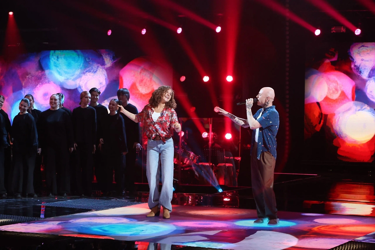 Евгения Шахнович и Андрей Белецкий. Фото © VК / «Голос»