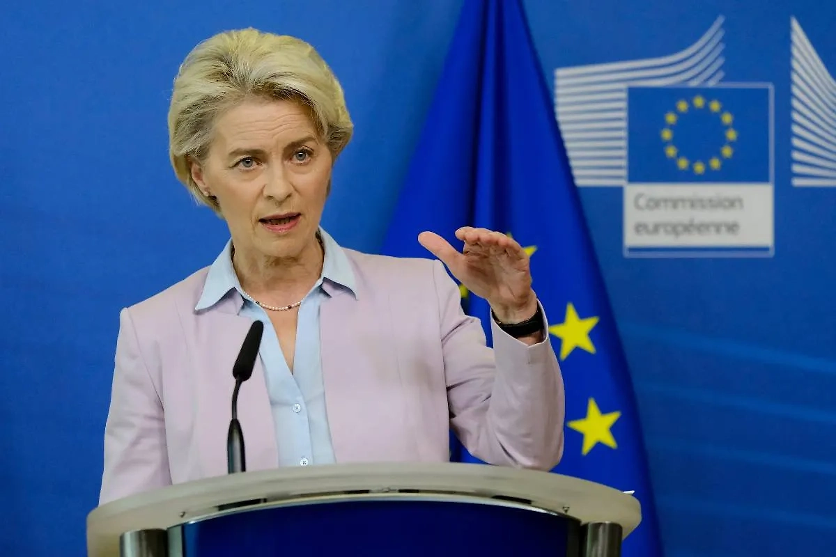 Председатель Еврокомиссии Урсула фон дер Ляйен. Фото © Shutterstock / FOTODOM / Alexandros Michailidis