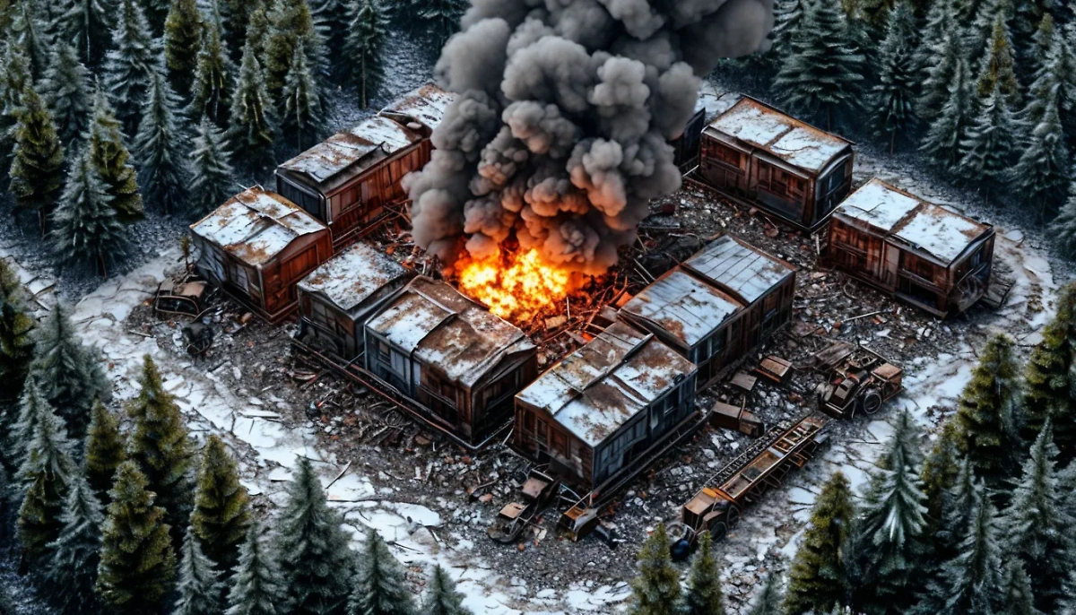 На Украине началась проверка после удара по полигону ВСУ «Искандером». Обложка © Life.ru / Шедеврум