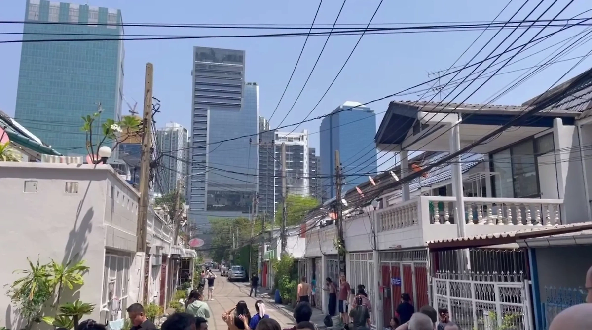 Землетрясение в Бангкоке. Фото © Telegram / SHOT