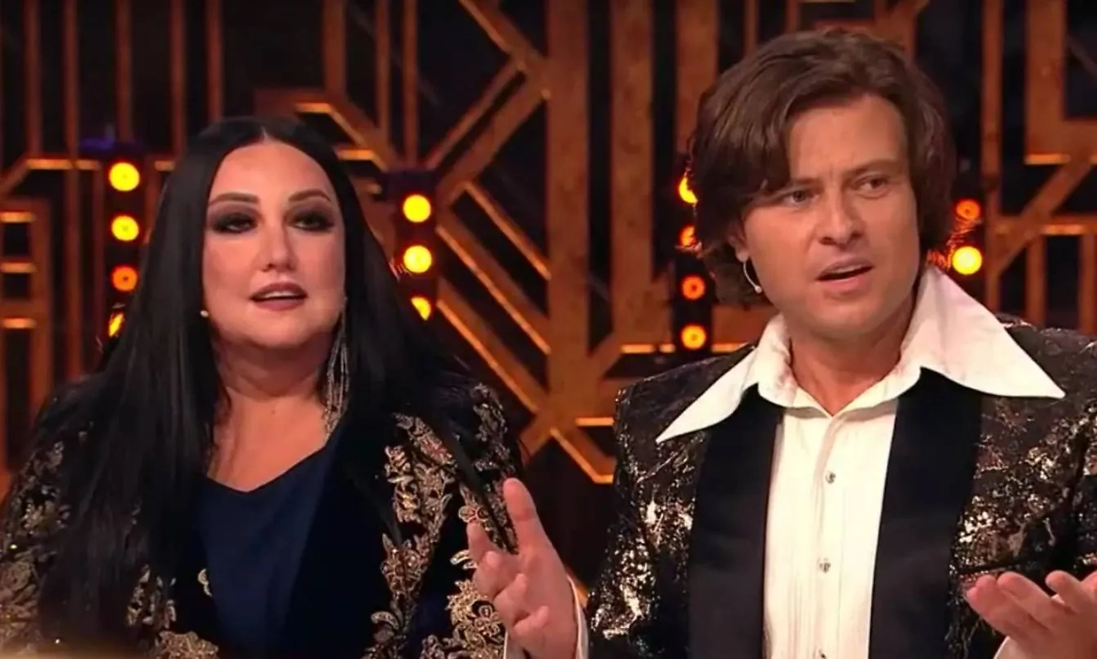 Лариса Гордъера и Прохор Шаляпин. Обложка © Кадр из шоу «Привет, Андрей!» на телеканале «Россия-1»