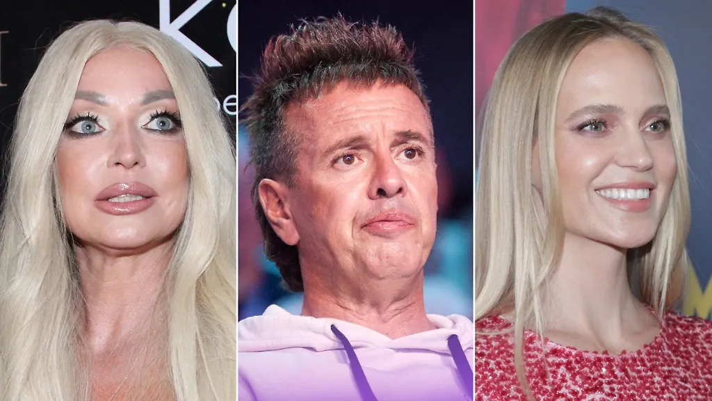 Анастасия Волочкова, Андрей Губин и Глюкоза. Фото © ТАСС / Сергей Севастьянов, Артем Белкин, Сергей Виноградов