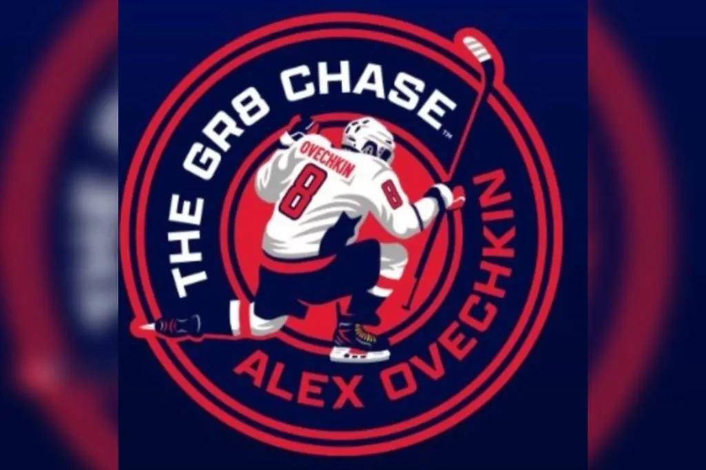 Логотип НХЛ с Овечкиным. Фото © X / nhl