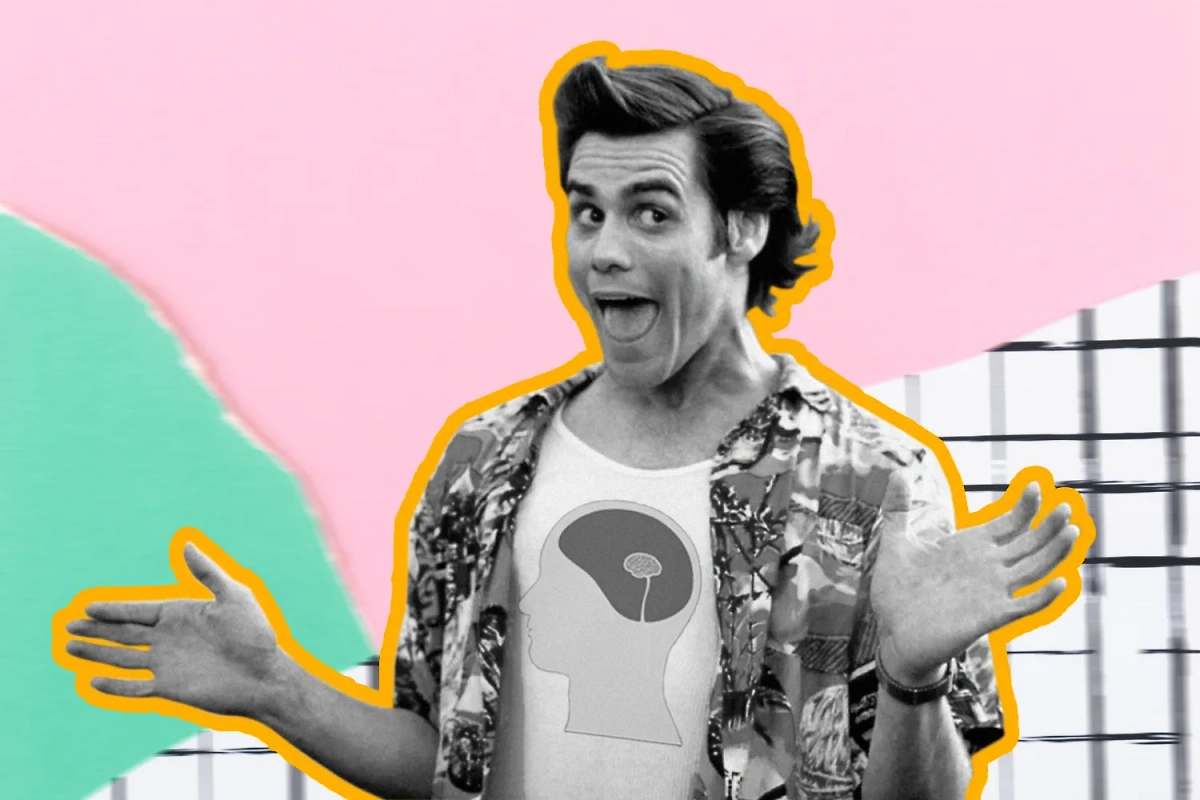 Низкий интеллект — признаки в поведении взрослого человека. Обложка © Коллаж © Life.ru, © Shutterstock / FOTODOM / A__N, Фото © Фильм «Эйс Вентура: Розыск домашних животных», режиссёр Том Шэдьяк / Kinopoisk, Freepik / rawpixel.com