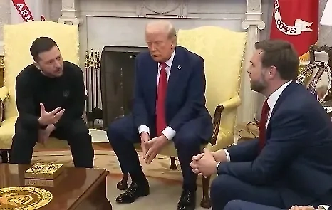 Владимир Зеленский, Дональд Трамп, Джей Ди Вэнс. Обложка © Х / White House