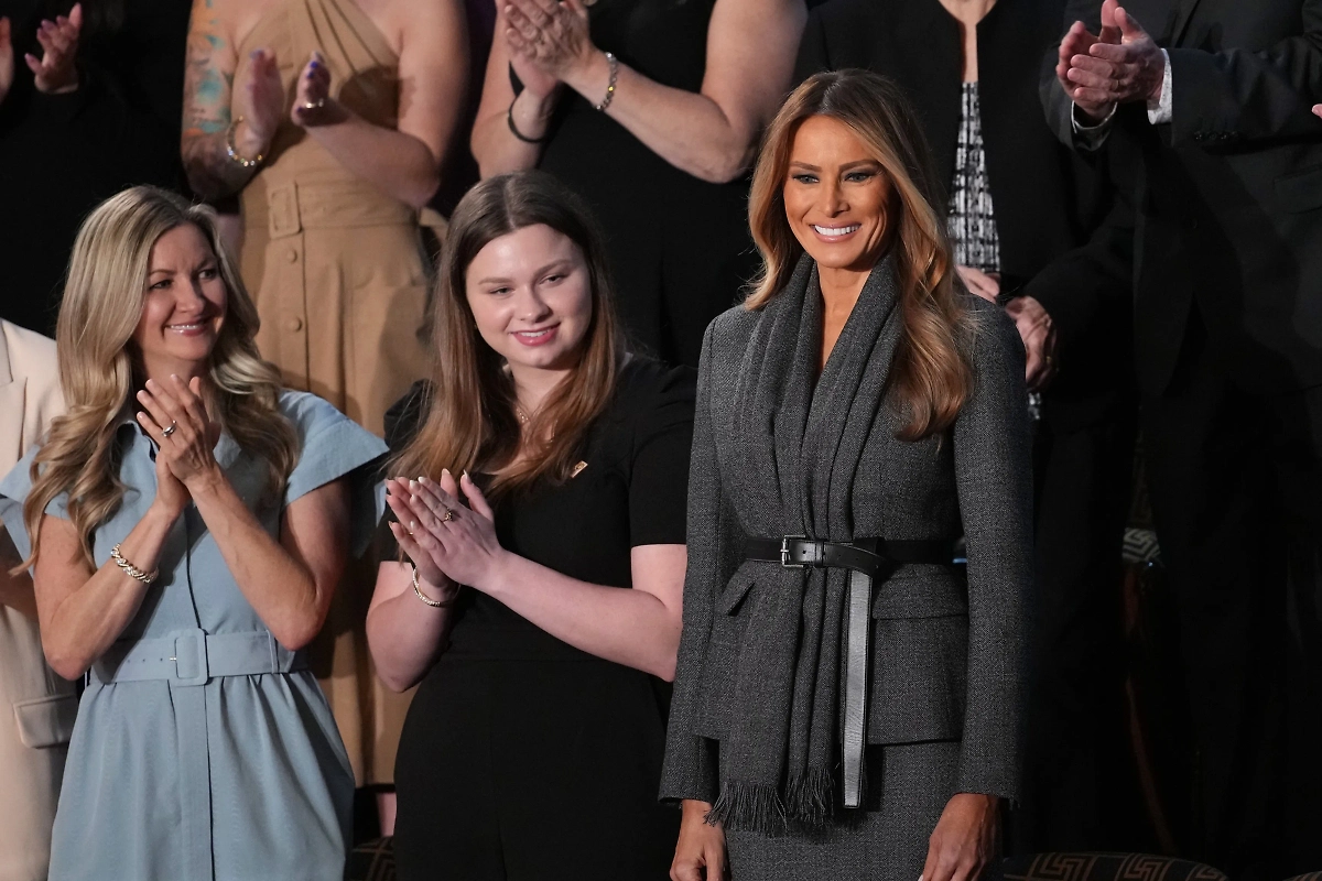 Мелания Трамп в Конгрессе. Обложка © Getty Images / Andrew Harnik / Staff