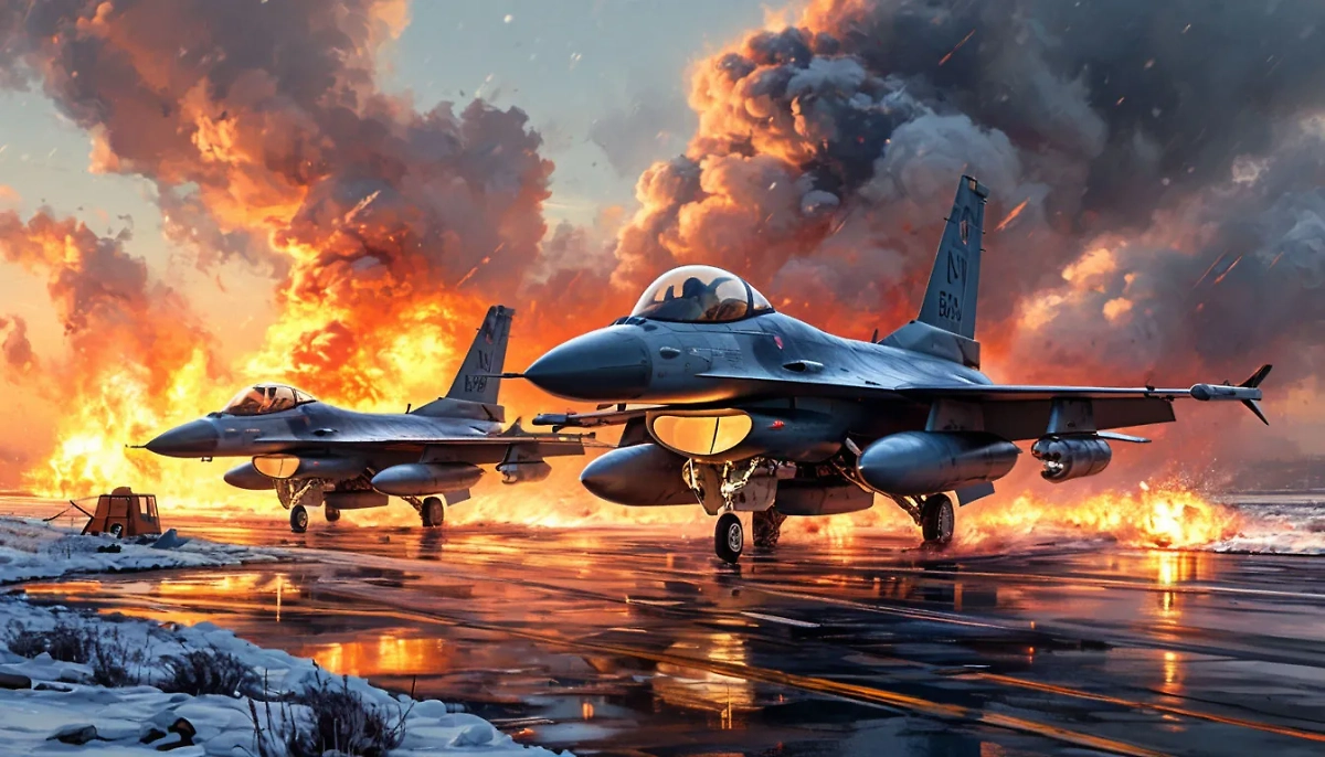 F-16. Обложка © Шедеврум / Life.ru