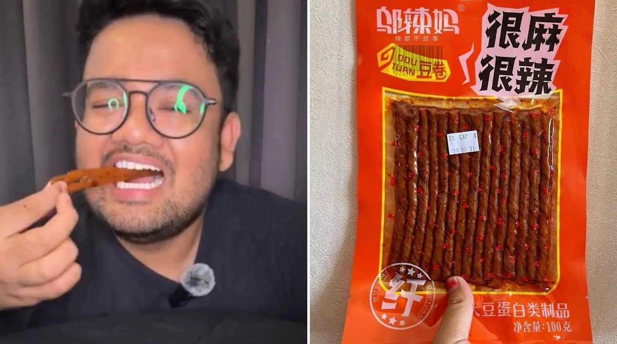 Соцсеть буквально завалена роликами о китайских соевых палочках. Скриншот © TikTok / diikadik / marc.apada