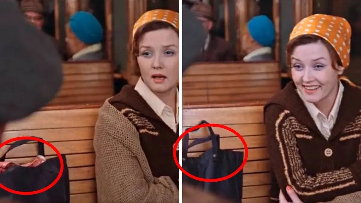 В фильме «Москва слезам не верит» что-то странное происходит с платком. Фото © Кадр из фильма «Москва слезам не верит», режиссёр Владимир Меньшов, сценарист Валентин Черных / Kinopoisk