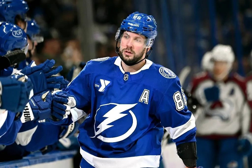 Хоккеист Никита Кучеров. Обложка © ТАСС / AP 