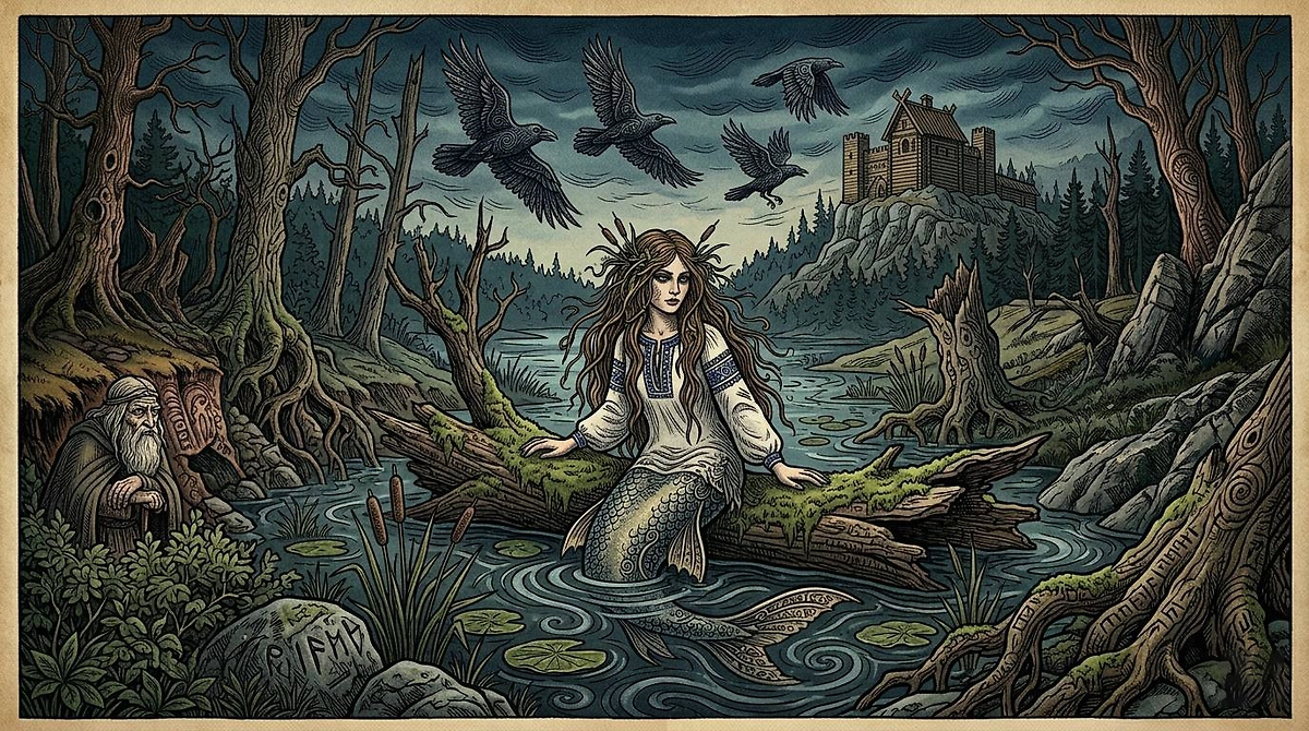 Кто мог стать русалкой на Руси? Факты о русских сказках, которые хочется забыть. Фото © Gemini
