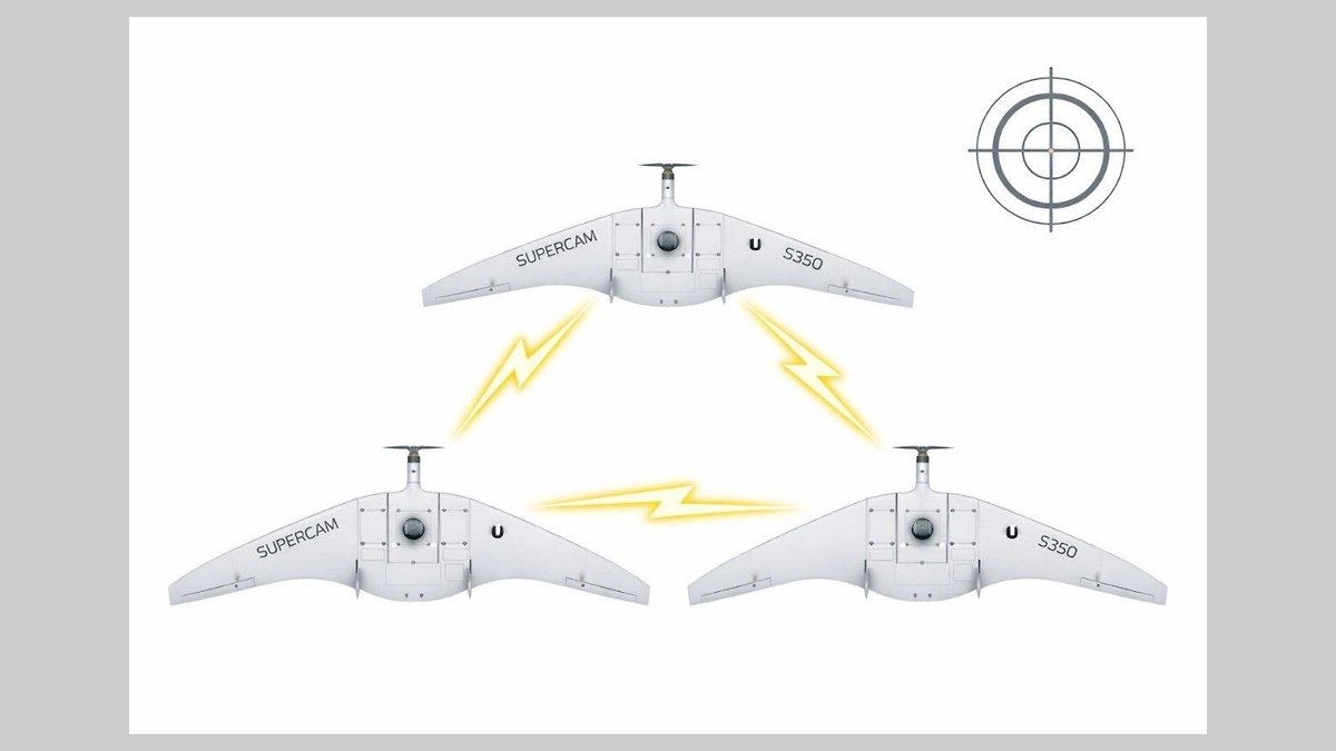 В России испытали технологию группового применения ударных дронов. Фото © Telegram / Ростех
