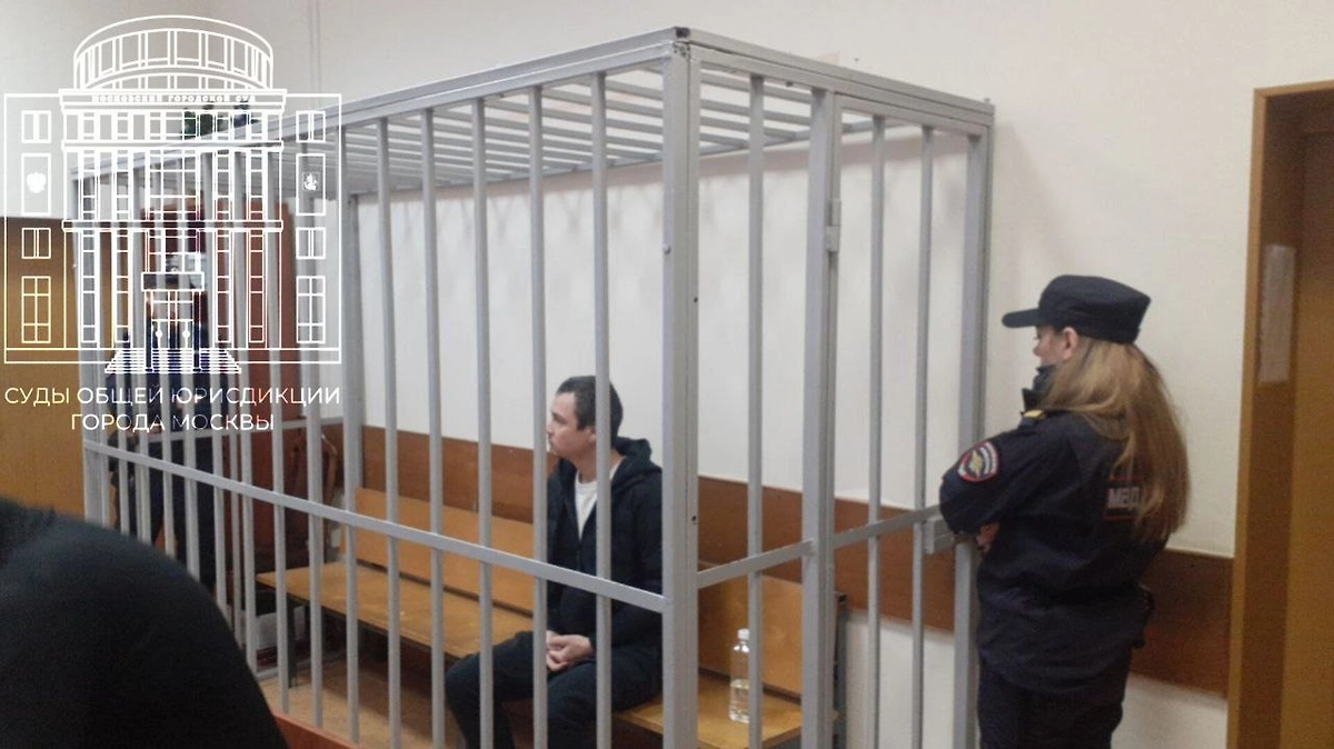 Владимир Аблогин в зале суда. Фото © Пресс-служба судов Москвы