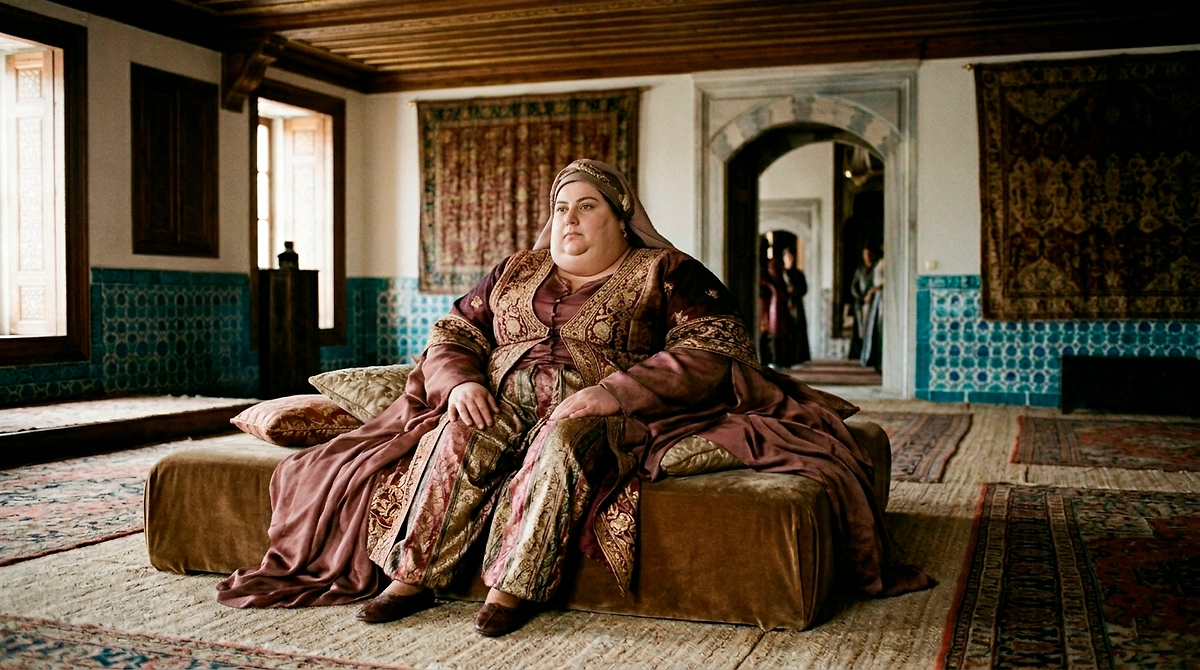 Фаворитка султана весила 230 килограмм: странный фетиш Безумного Ибрагима. Фото © Gemini Nano Banana