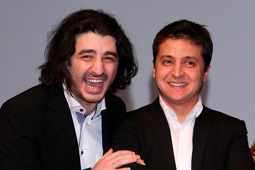 Режиссёр Сарик Андреасян и Владимир Зеленский. Фото © ТАСС / Юрий Самолыго