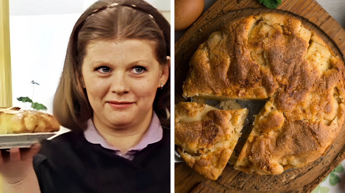 Как приготовить пирог с яблоками «Ноктюрн» из фильма «Самая обаятельная и привлекательная», как у Нади Клюевой: пошаговый рецепт. Фото © Кадр из фильма «Самая обаятельная и привлекательная», режиссёр Геральд Бежанов, сценаристы Геральд Бежанов, Анатолий Эйрамджан / Kinopoisk, © Shutterstock / FOTODOM / Lecker Studio