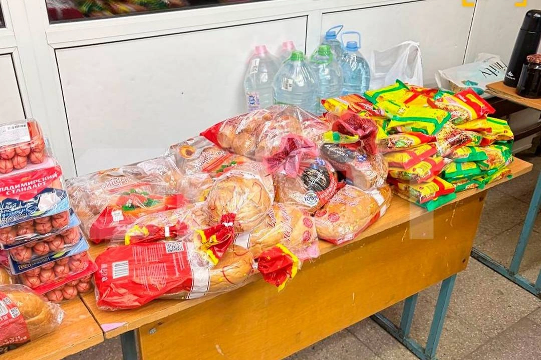 Пункт временного размещения. Фото © Telegram / SHOT