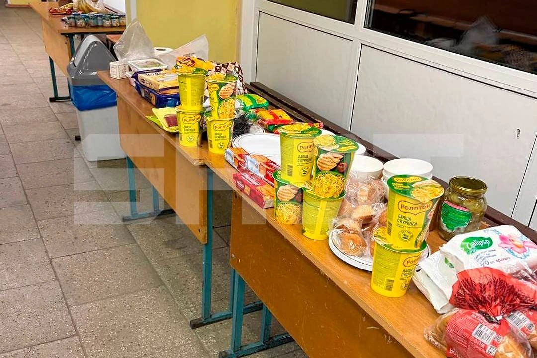 Пункт временного размещения. Фото © Telegram / SHOT