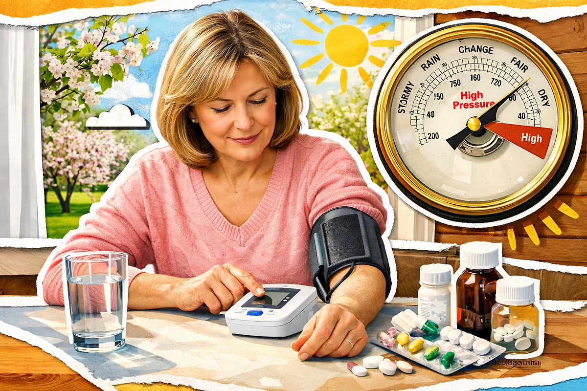 Весенние перепады давления: как они влияют на организм и самочувствие. Обложка © ChatGPT