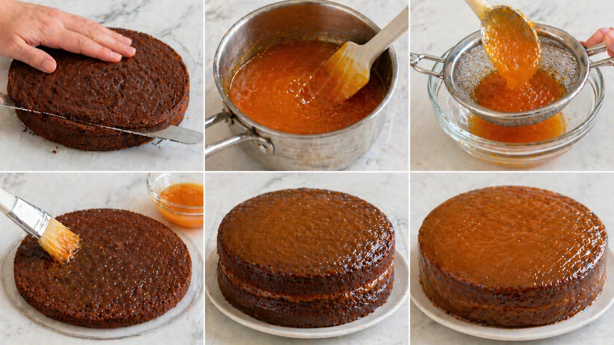 Как приготовить шоколадный торт с абрикосовым джемом? Быстрый и подробный рецепт от Life.ru. Фото © GPTChat / Софья Кузнецова