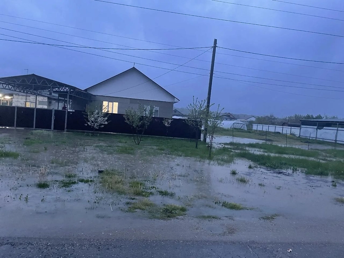 Более 100 дворов подтопило в Белореченском районе из-за ливней. Фото © Telegram / Сергей Сидоренко