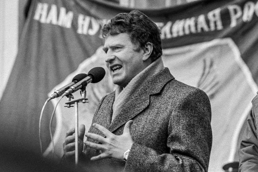 Жириновский был ярким оратором. Фото&nbsp;© ТАСС / Сергей Смольский