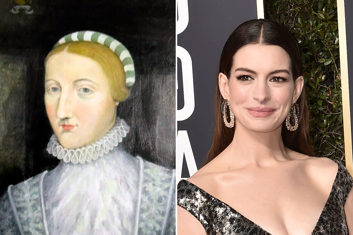 Энн Хэтуэй и Адам Шульман: сравнение с Шекспиром и его супругой. Фото © Gettyimages / David Crotty, Patrick McMullan