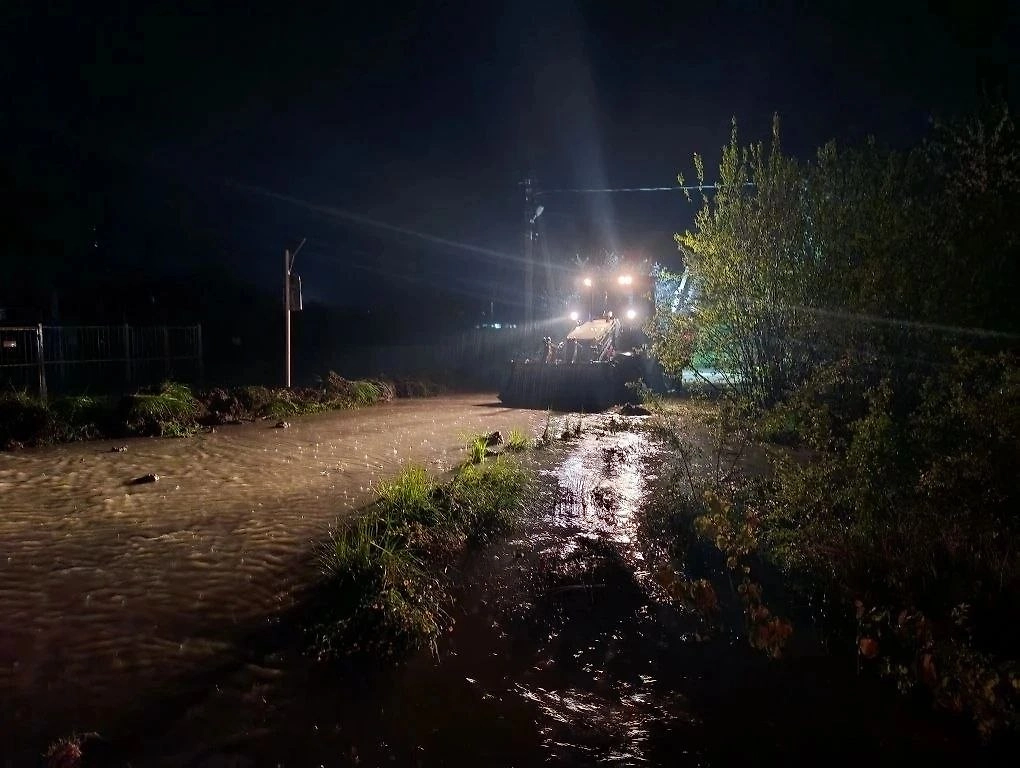 Более 100 дворов подтопило в Белореченском районе из-за ливней. Фото © Telegram / Сергей Сидоренко