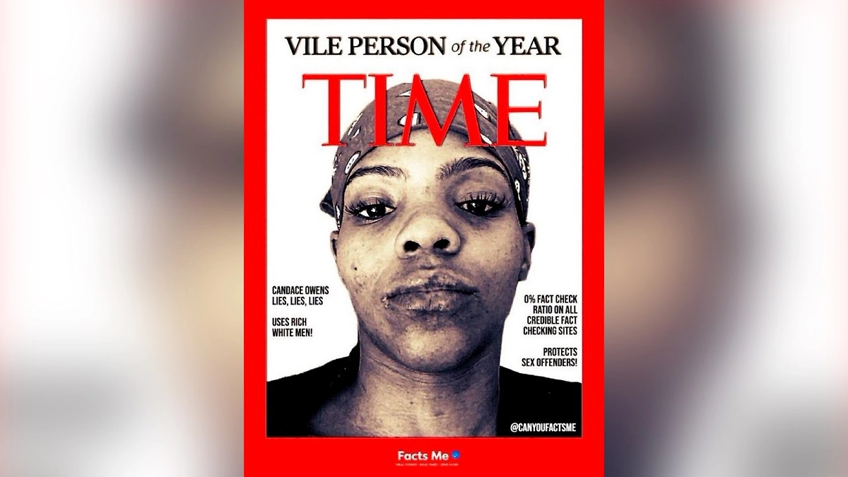 Трамп опубликовал псевдообложку Time с фотографией Кэндис Оуэнс. Фото © Truth Social / Donald J. Trump