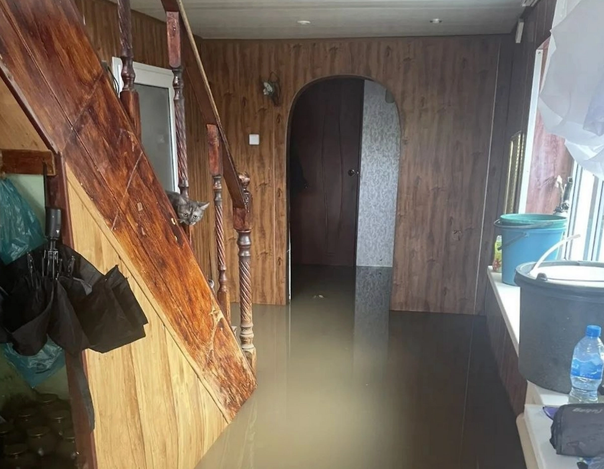 На Кубани борются с паводками. Фото © Telegram / Сергей Сидоренко