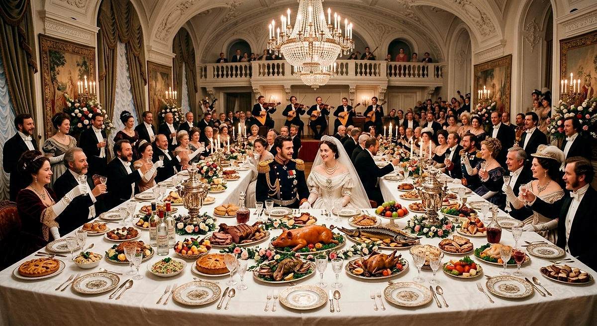 Сколько стоила дворянская свадьба в ХIX веке? Фото © Gemini Nano Banana