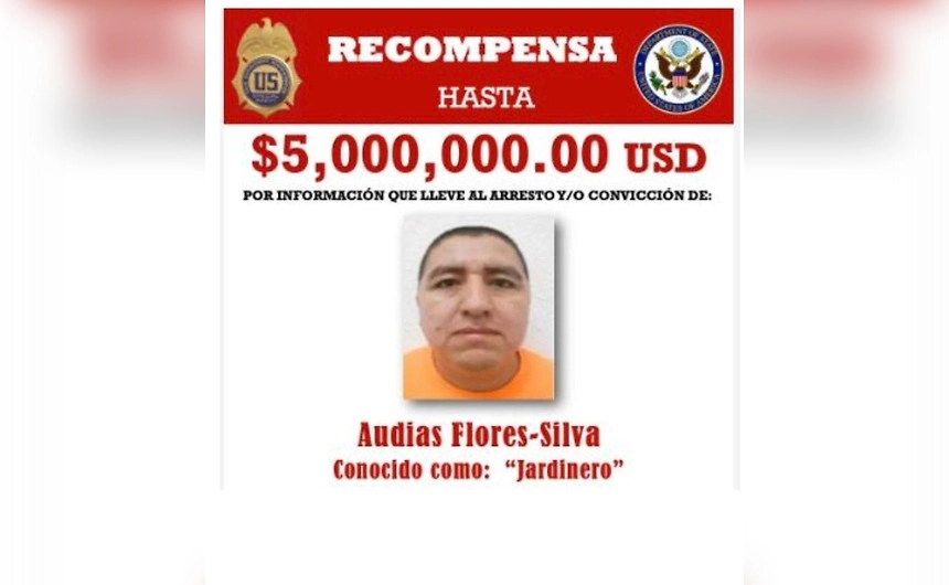 США предлагали вознаграждение за информацию о нахождении Флореса. © Х / Omar H Garcia Harfuch