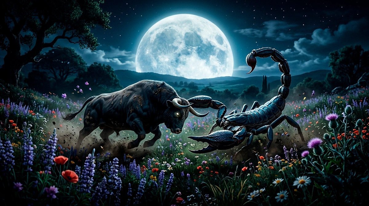 Цветочная Луна 1 мая: как полнолуние в Скорпионе повлияет на все знаки зодиака. Фото © Gemini Nano Banana