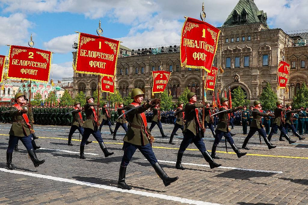 Примут ли военные участие в параде Победы 2026. Фото © ТАСС / Владимир Смирнов