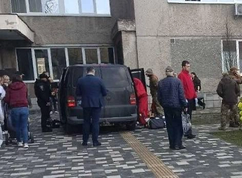 Место убийства сотрудника ТЦК во Львове. Фото © «Страна.ua»