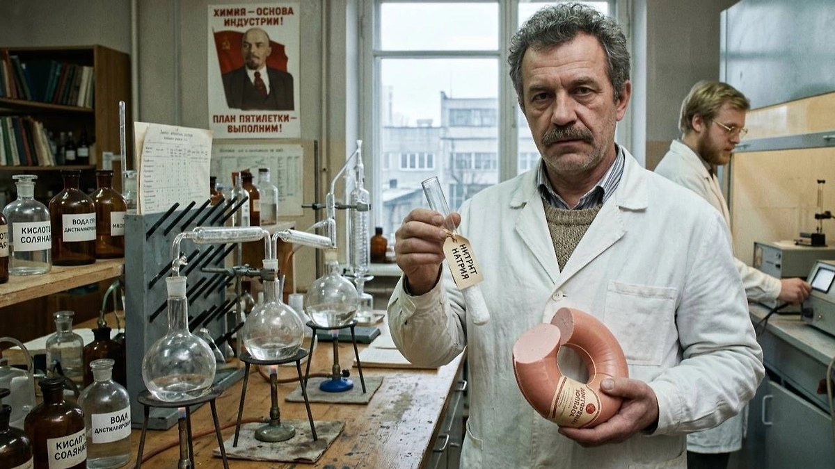 Докторская колбаса из СССР: правда о составе и технологии. Фото © Nano Banana AI