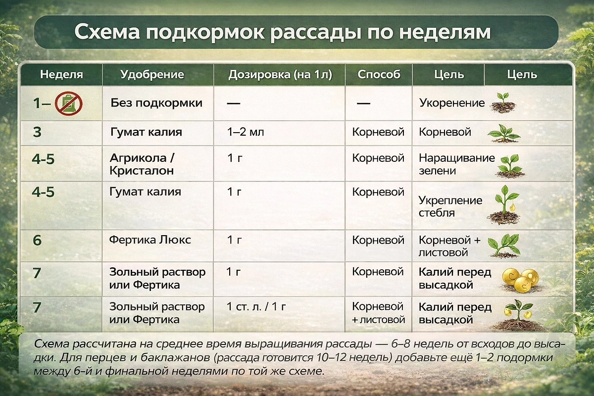 Прикормка рассады: чем, когда и как подкармливать помидоры, огурцы и другие культуры? Гид по минеральным и органическим удобрениям. Фото © GPTChat