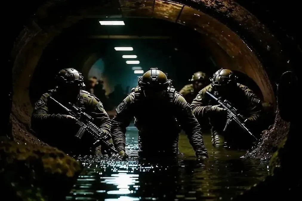Герои операции &laquo;Поток&raquo; прошли по трубе 16 км в обмундировании весом 50 кг