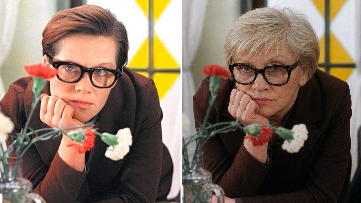 Актёры, которых любил весь СССР: их жизнь после звёздных ролей. Фото © Кадр из фильма «Служебный роман», режиссёр Эльдар Рязанов, сценарист&nbsp;Эмиль Брагинский / Kinopoisk, © Chat GPT