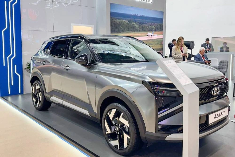 Автомобиль Lada Azimut на выставке «Иннопром» в Ташкенте. Фото © ТАСС / ТАСС